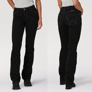 Wrangler Women's Black Straight Leg Jeans